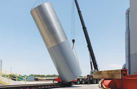Grain Silo Crane and Rigging Services