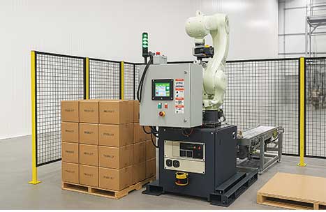 Industrial Automation Bakery Robotics Case Palletizing
