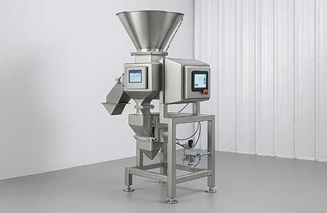 industrial metal detection gravity fed detection