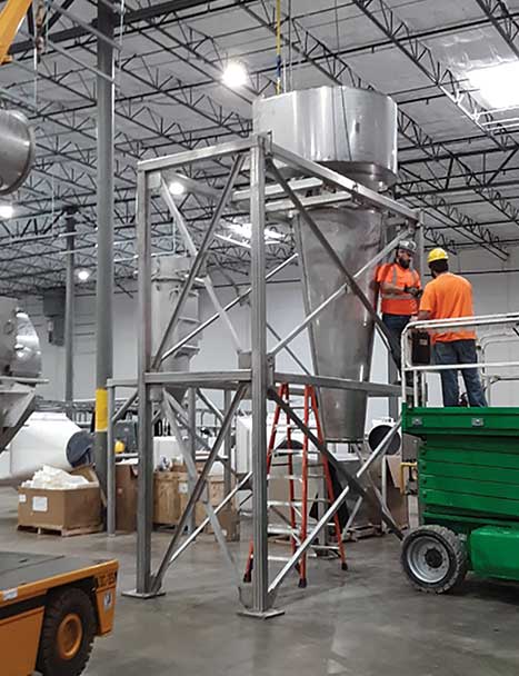 Industrial Ovens Duct Work Install