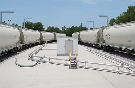 Rail Truck Unload System Rail Train unload