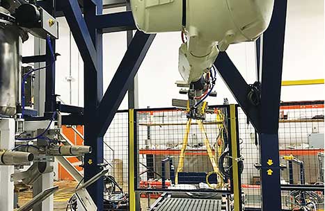 Vacuum Packaging System Robot Arm, Labor Reducation